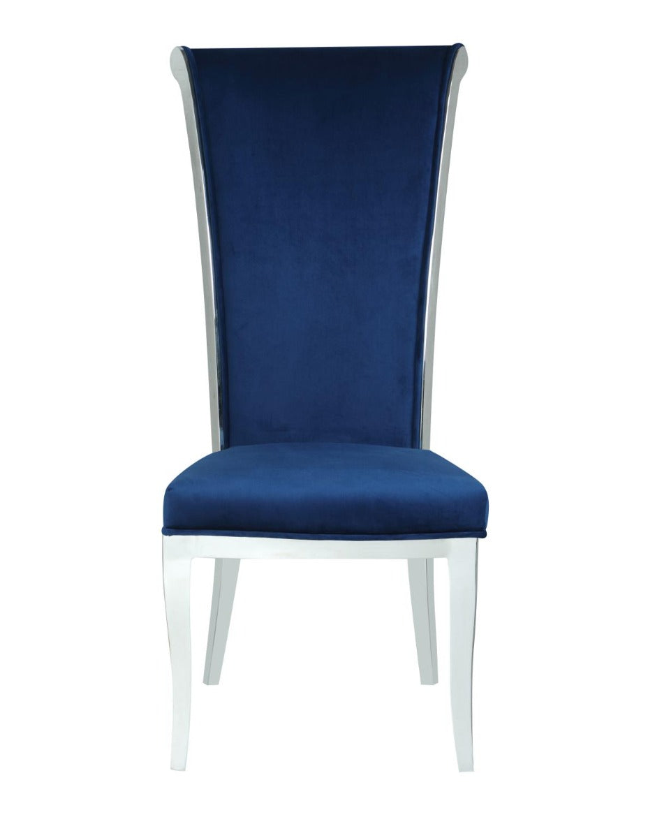 Chintaly Joy Modern Tall Rolled Back Side Chair