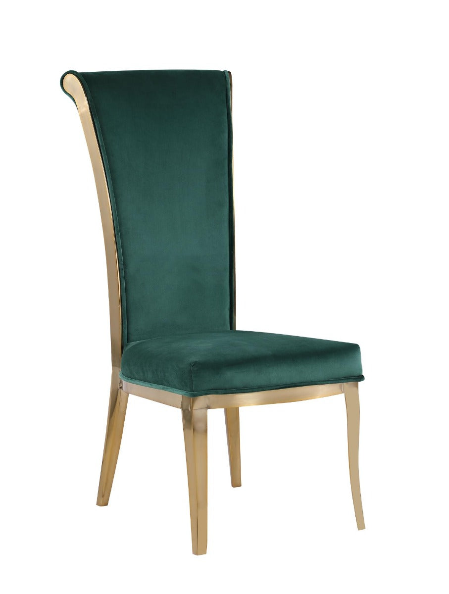 Chintaly Joy Modern Tall Rolled Back Side Chair