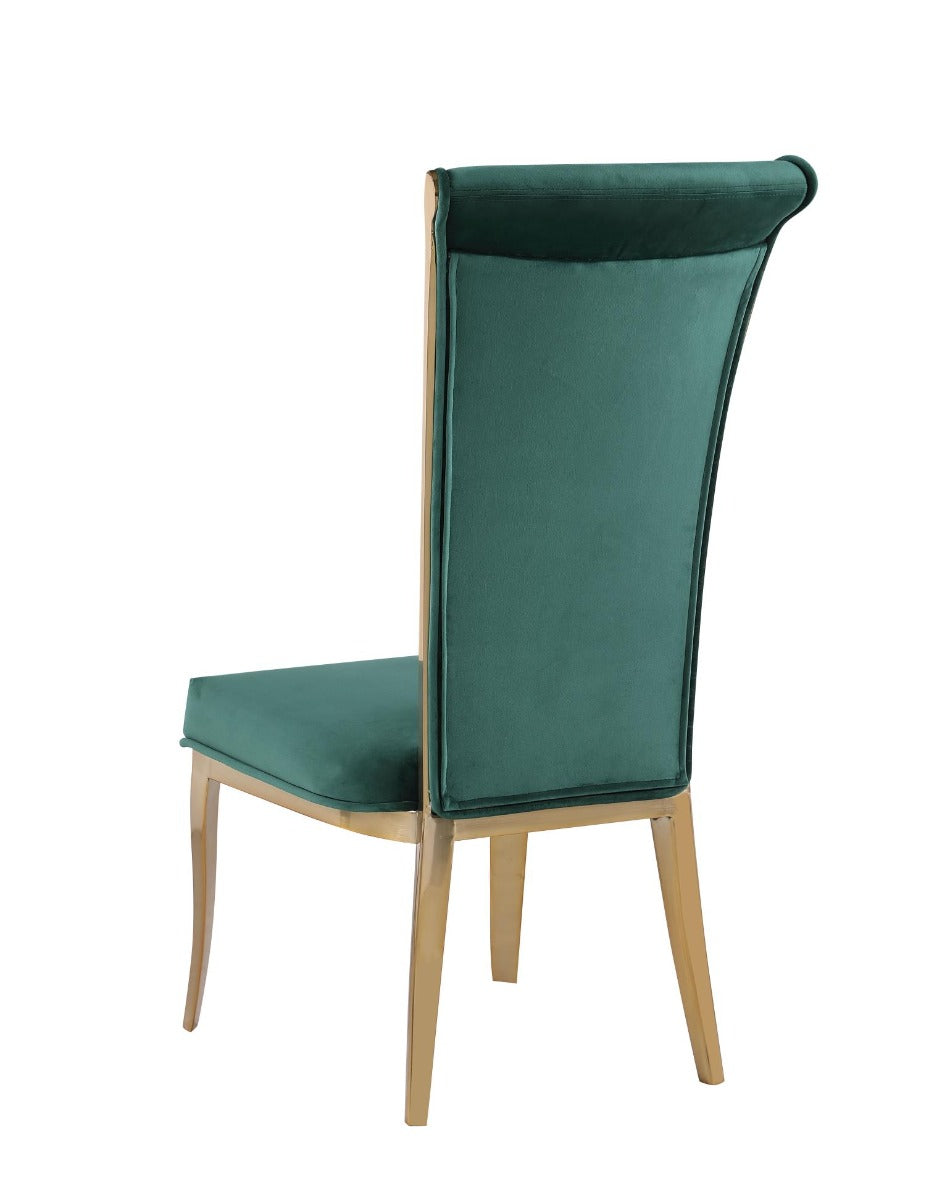 Chintaly Joy Modern Tall Rolled Back Side Chair