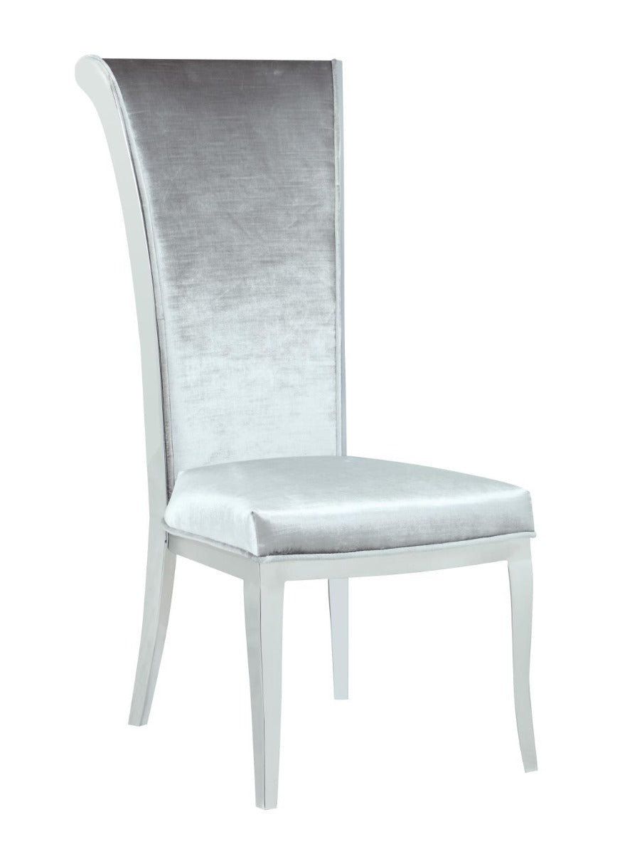 Chintaly Joy Modern Tall Rolled Back Side Chair