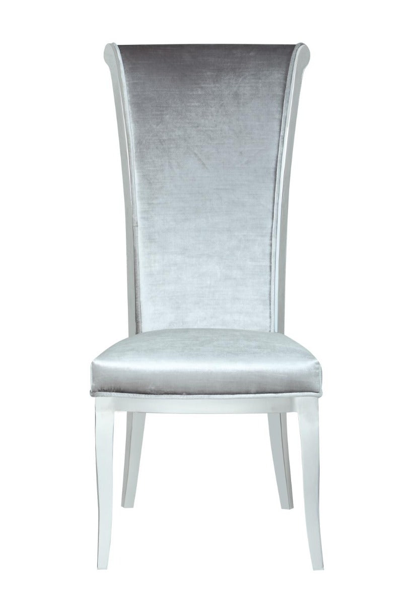 Chintaly Joy Modern Tall Rolled Back Side Chair