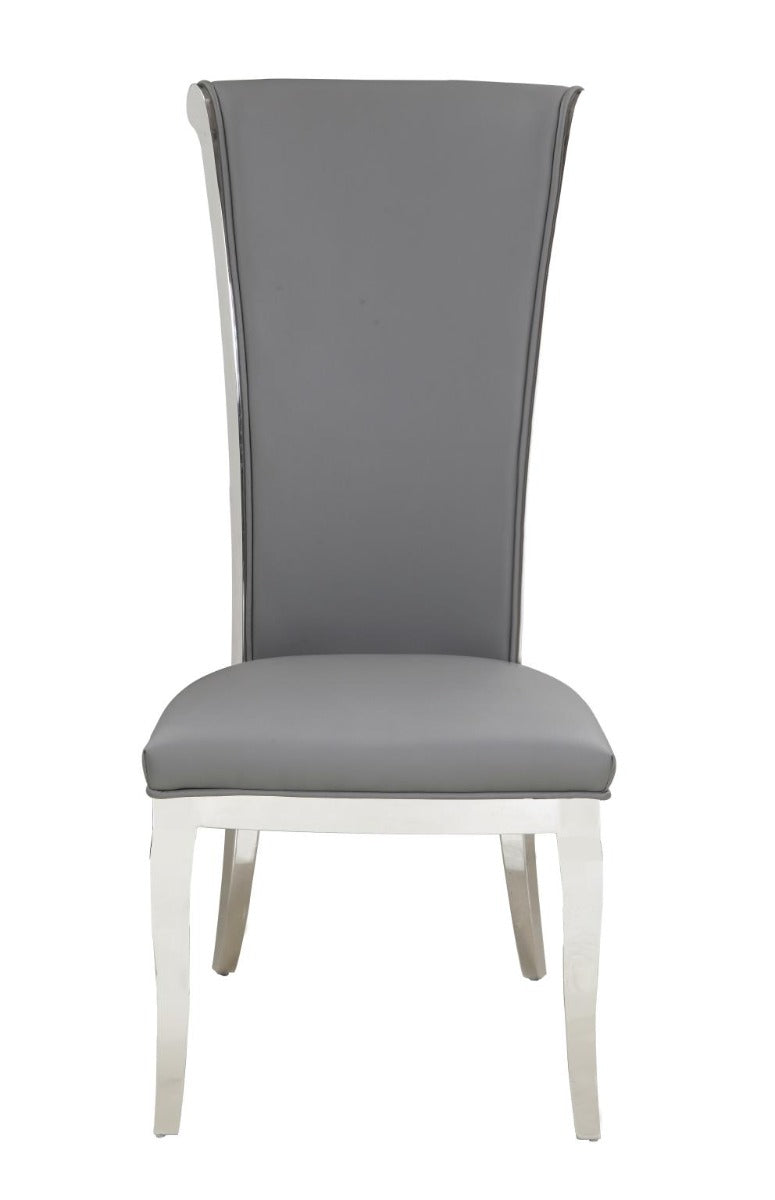 Chintaly Joy Modern Tall Rolled Back Side Chair