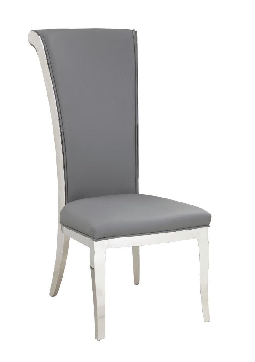 Chintaly Joy Modern Tall Rolled Back Side Chair