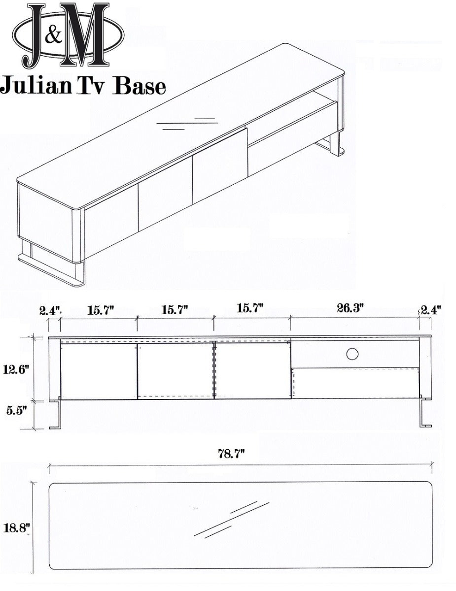 J & M Julian TV Stand