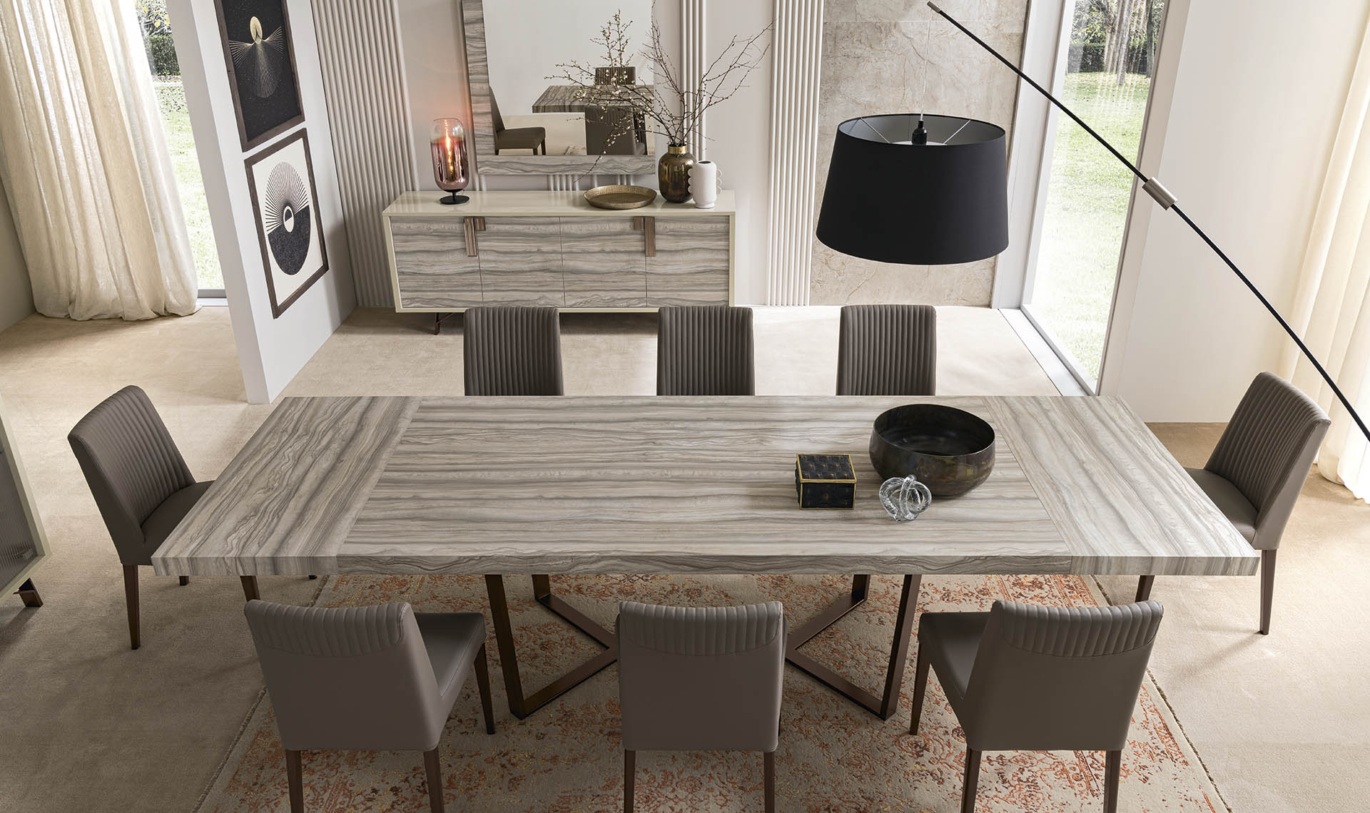 Jupiter Dining Table with Extensions