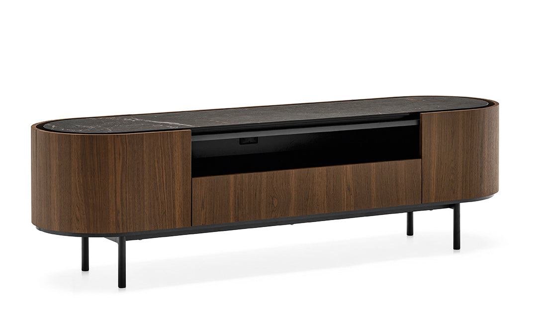 Calligaris Lake CS6076-2 Wooden TV Stand with Open Compartment