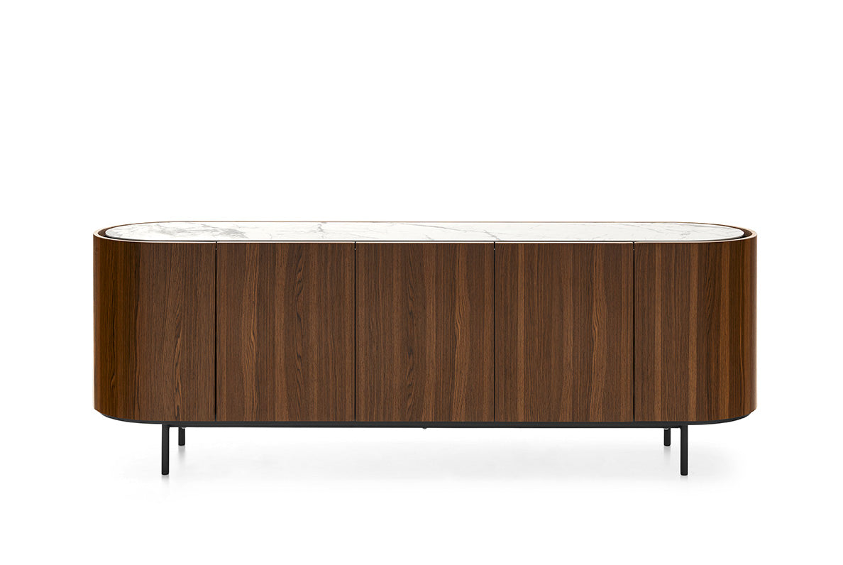 Calligaris Lake CS6076-3 Wooden Sideboard with Ceramic Top