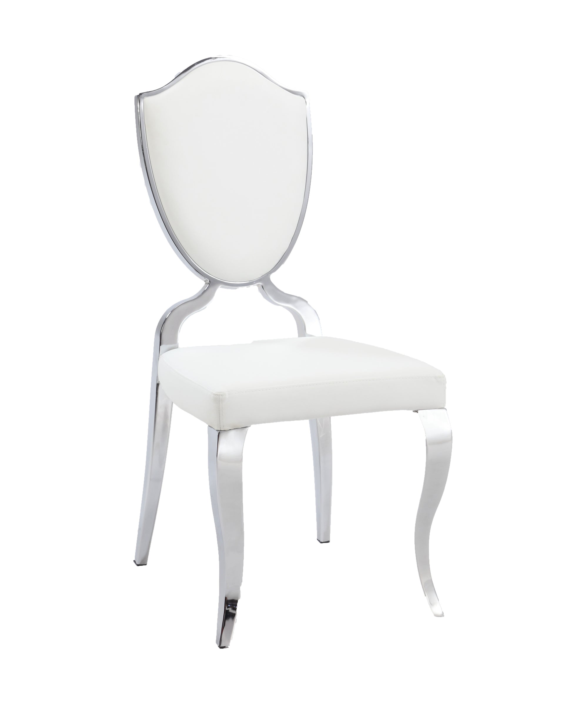 Chintaly Letty Side Chair, White