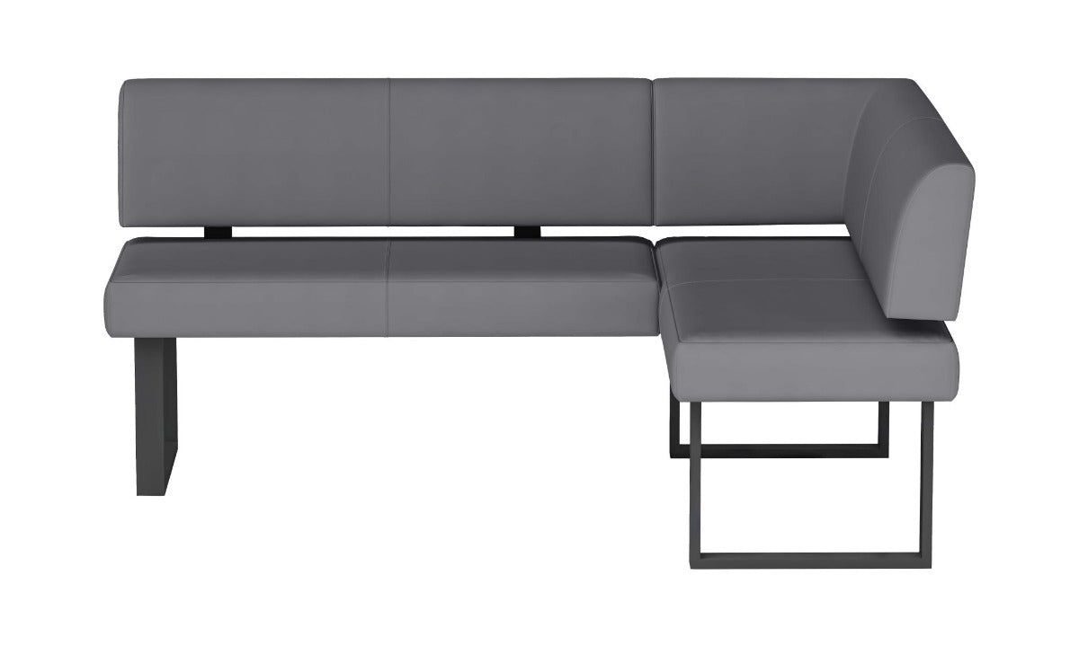 Chintaly Linden 2-Piece Contemporary Dining Set with Wooden Dining Table & Nook