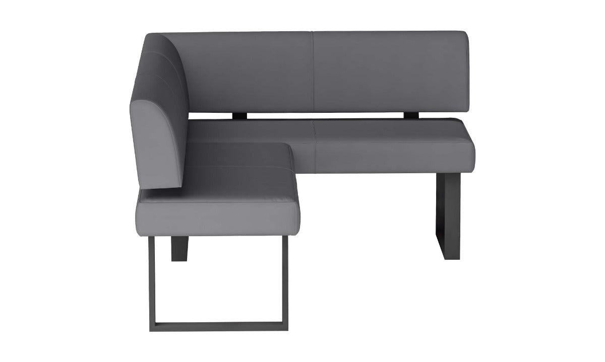 Chintaly Linden 2-Piece Contemporary Dining Set with Wooden Dining Table & Nook