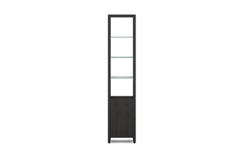 BDI Linea Double Glass Modern Shelf Extension