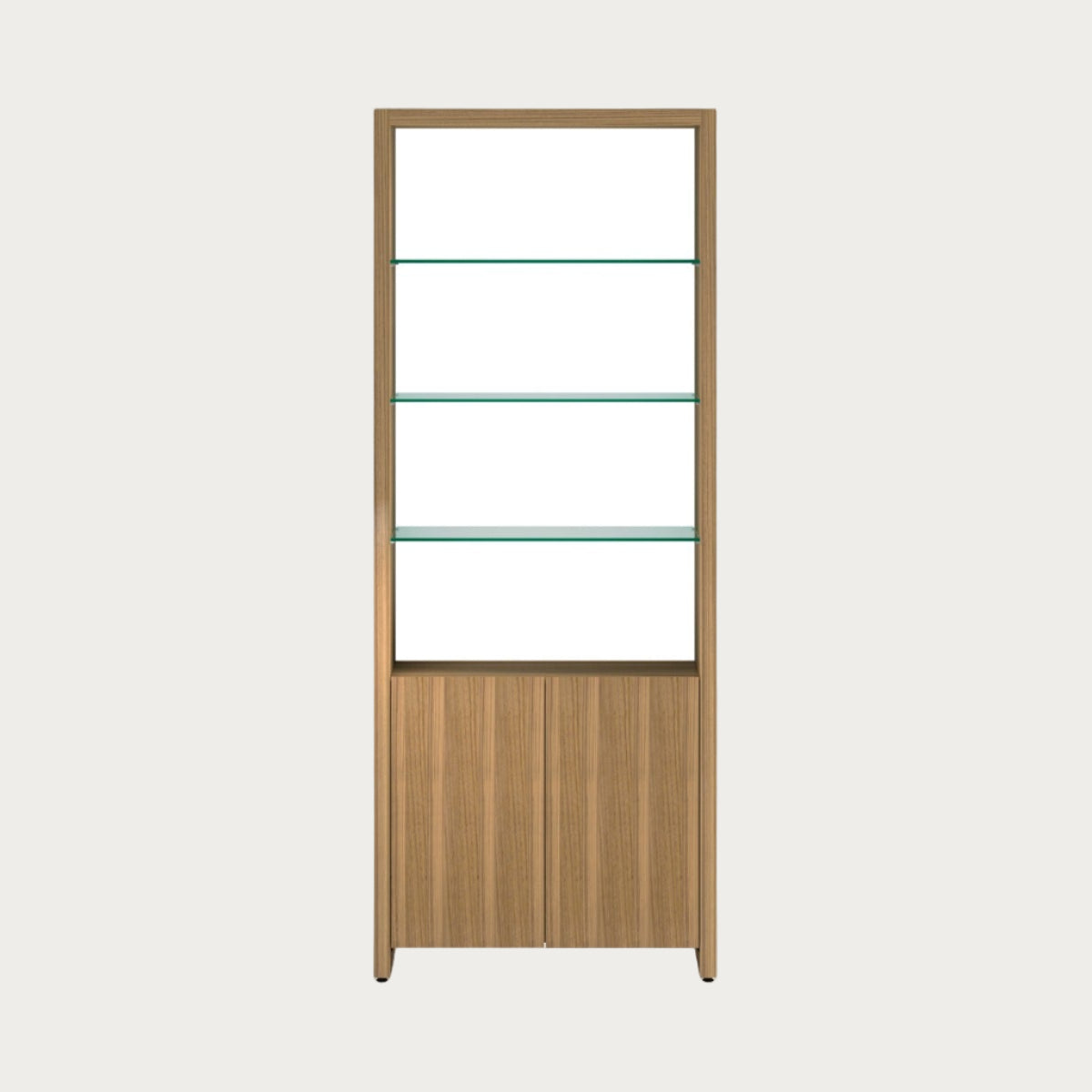BDI Linea 5802 Natural Walnut Bookcase