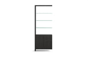BDI Linea 5802A Double Glass Modern Shelf Extension
