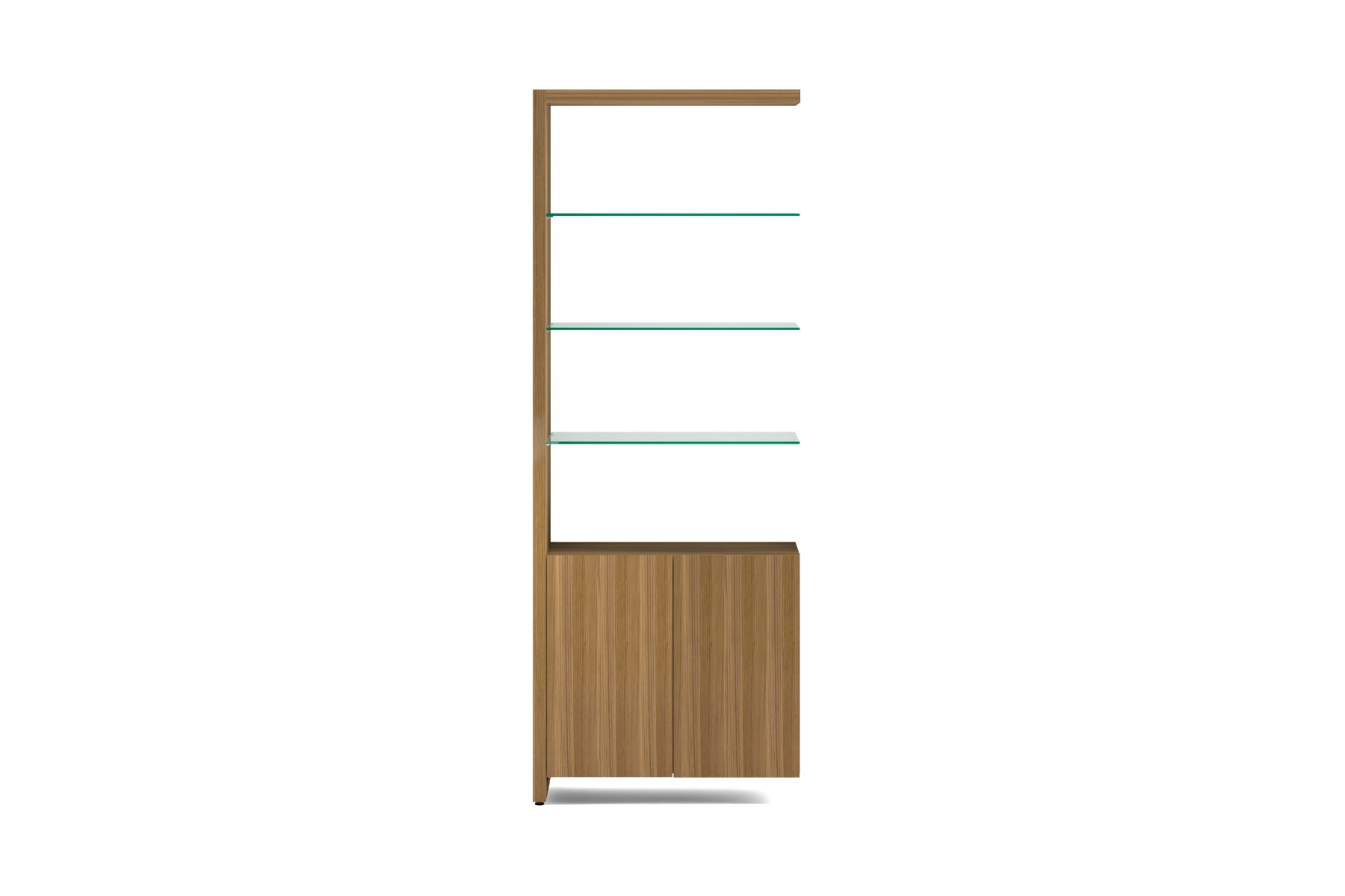 BDI Linea 5802A Double Glass Modern Shelf Extension