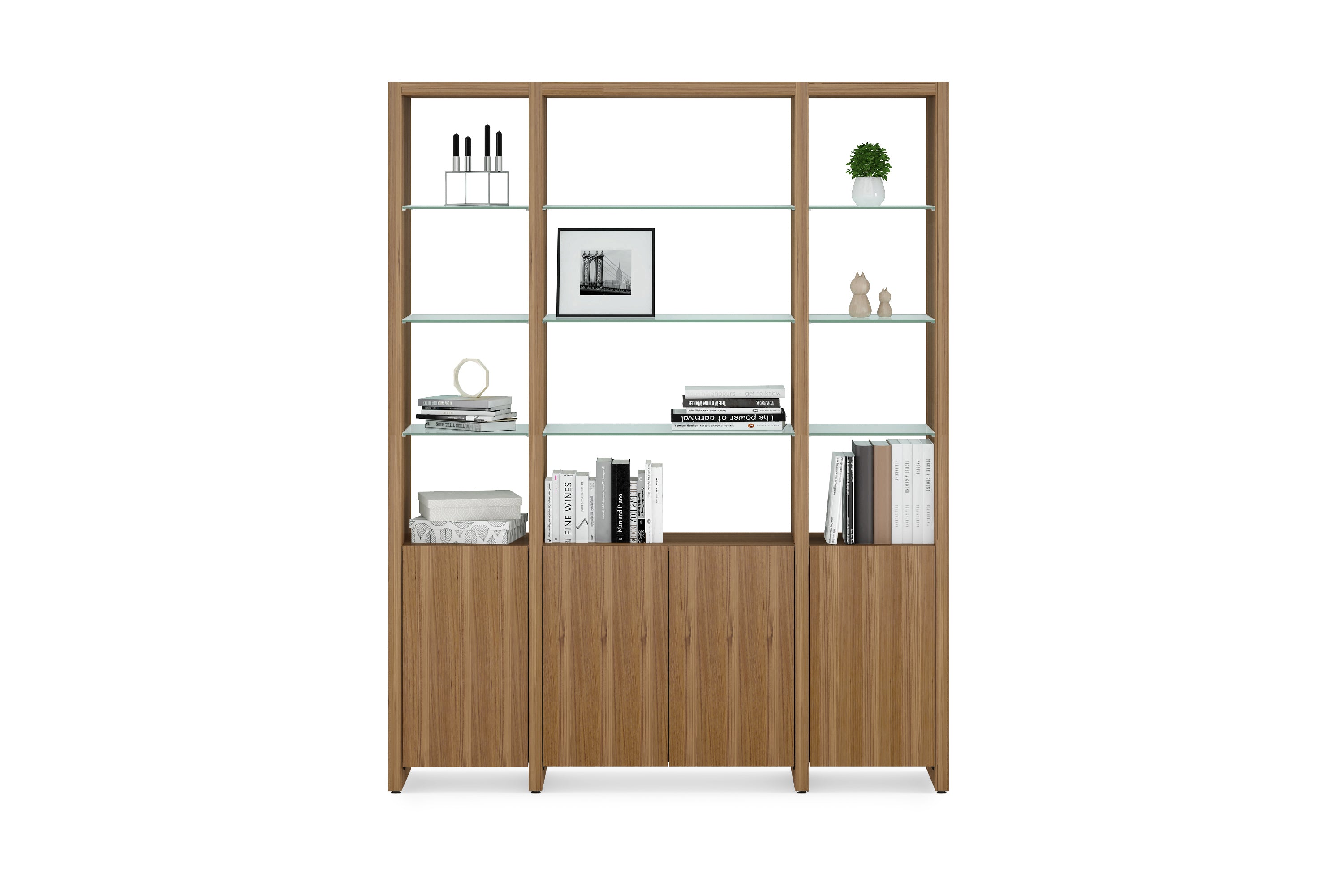 BDI Linea ™ 580121 3-Shelf System | 66" Wide