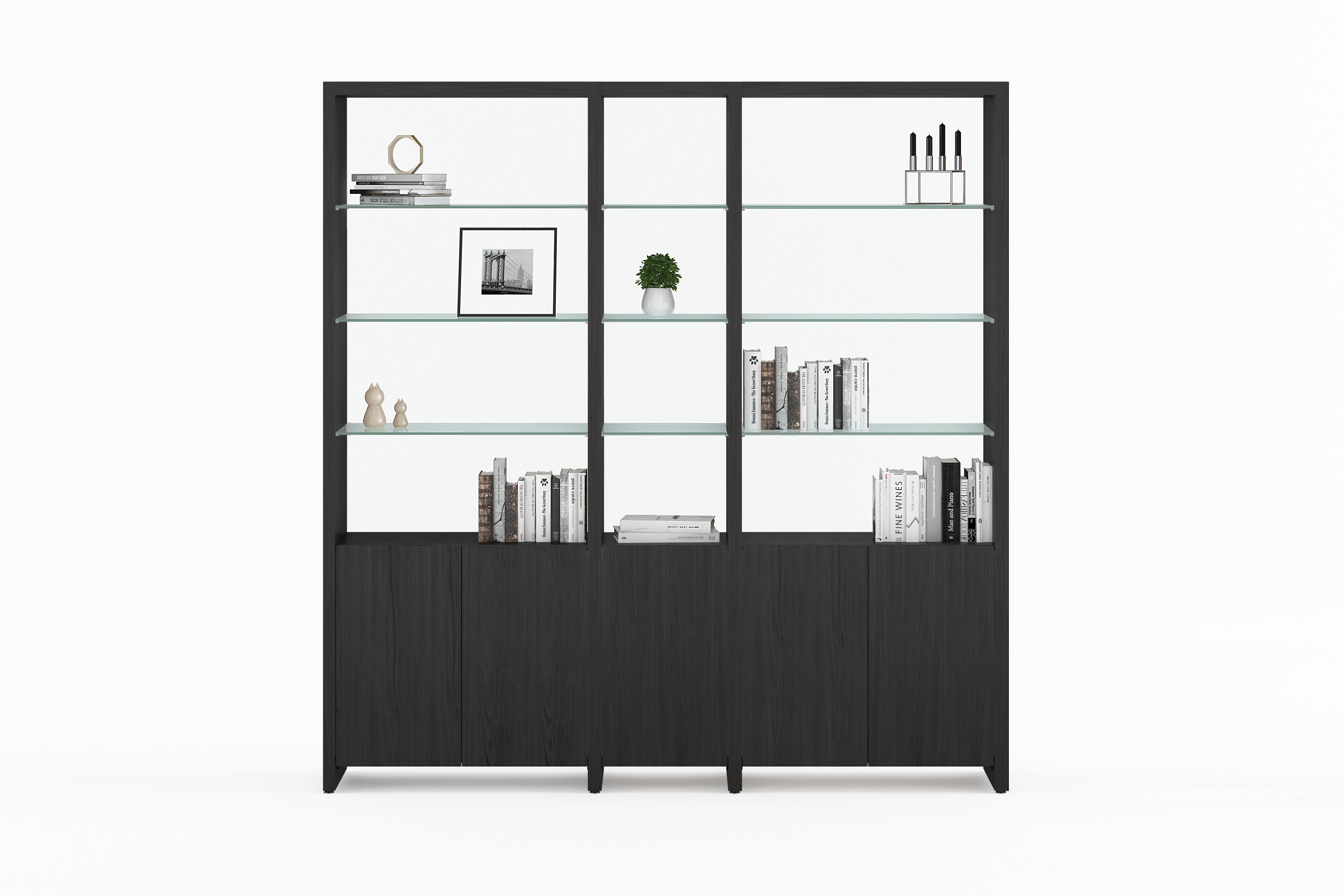 BDI Linea ™ 580212 3-Shelf System | 81" Wide
