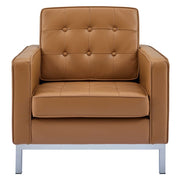 Modway Loft Leather Armchair