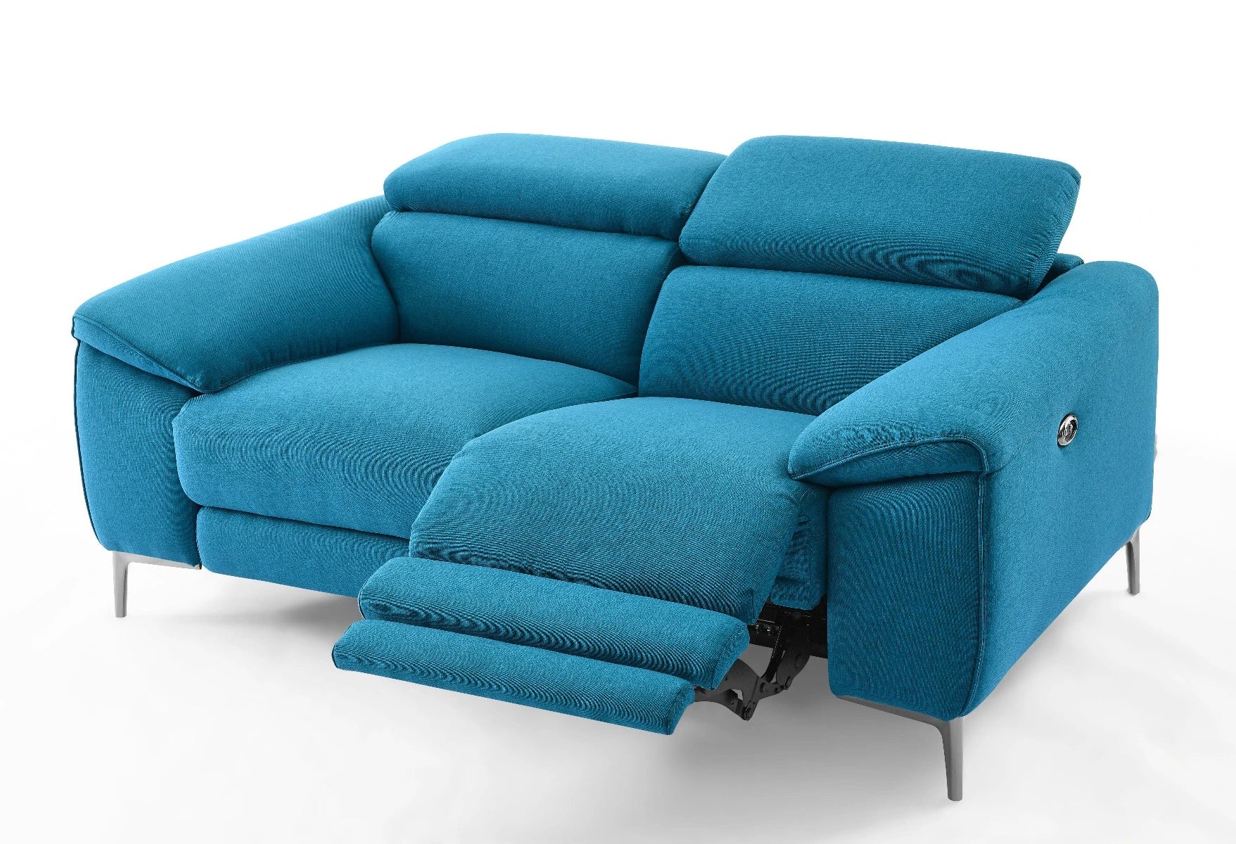 Lucca Fabric Loveseat with Power Recliners