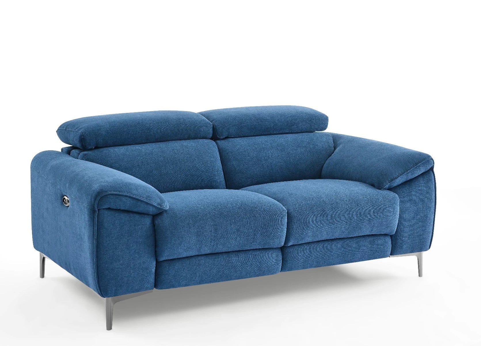 Lucca Fabric Loveseat with Power Recliners