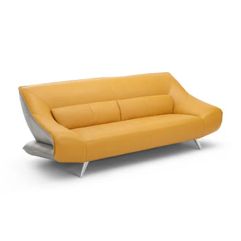 Madrid Modern Sofa, Yellow-Grey | Creative Furniture