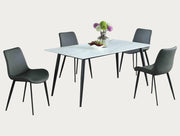 The Mary dining room set with four chairs