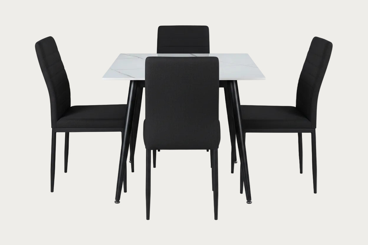 Mary Contemporary Dining Table with Sintered Stone Top