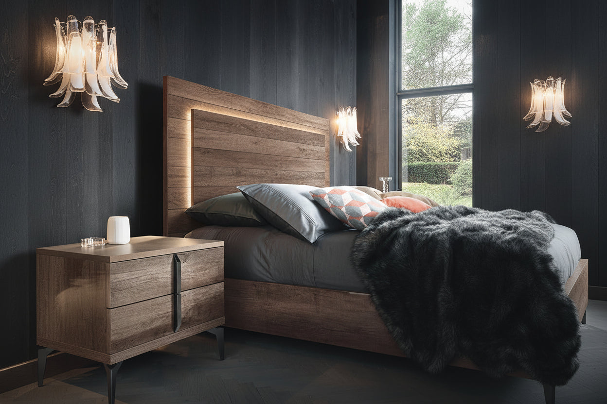 Matera Nightstand with Two Drawers by ALF Italia