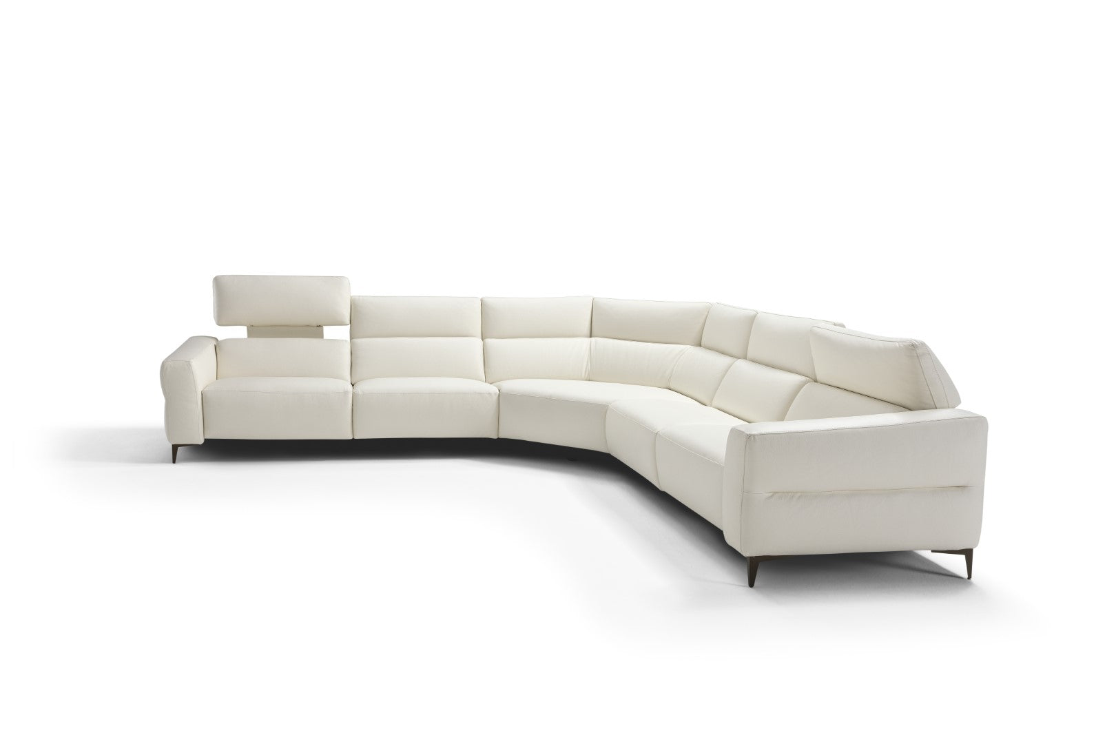 Mimi Leather Sectional with Recliners | Creative Furniture