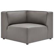 Modway Mingle Vegan Leather Corner Chair