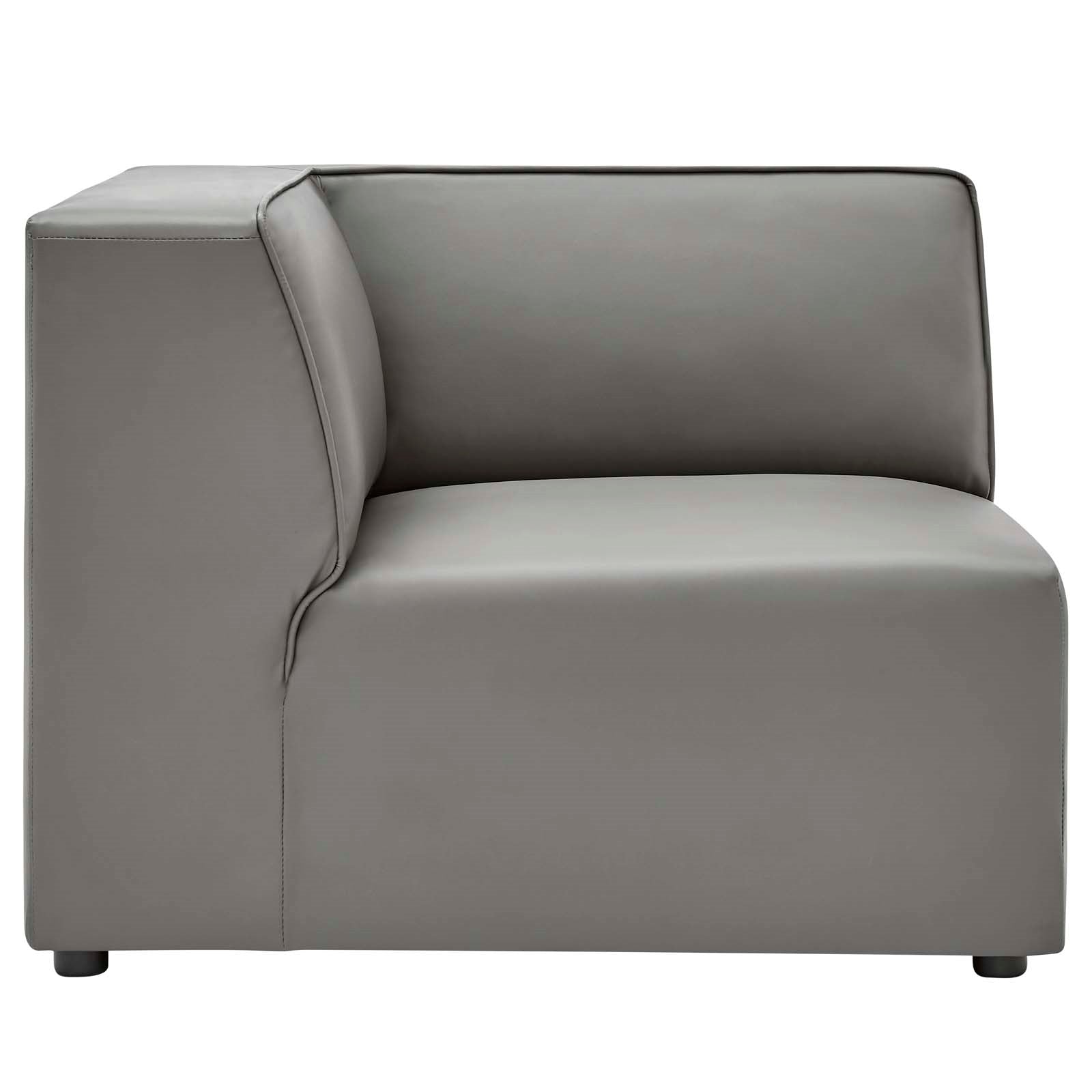 Modway Mingle Vegan Leather Corner Chair