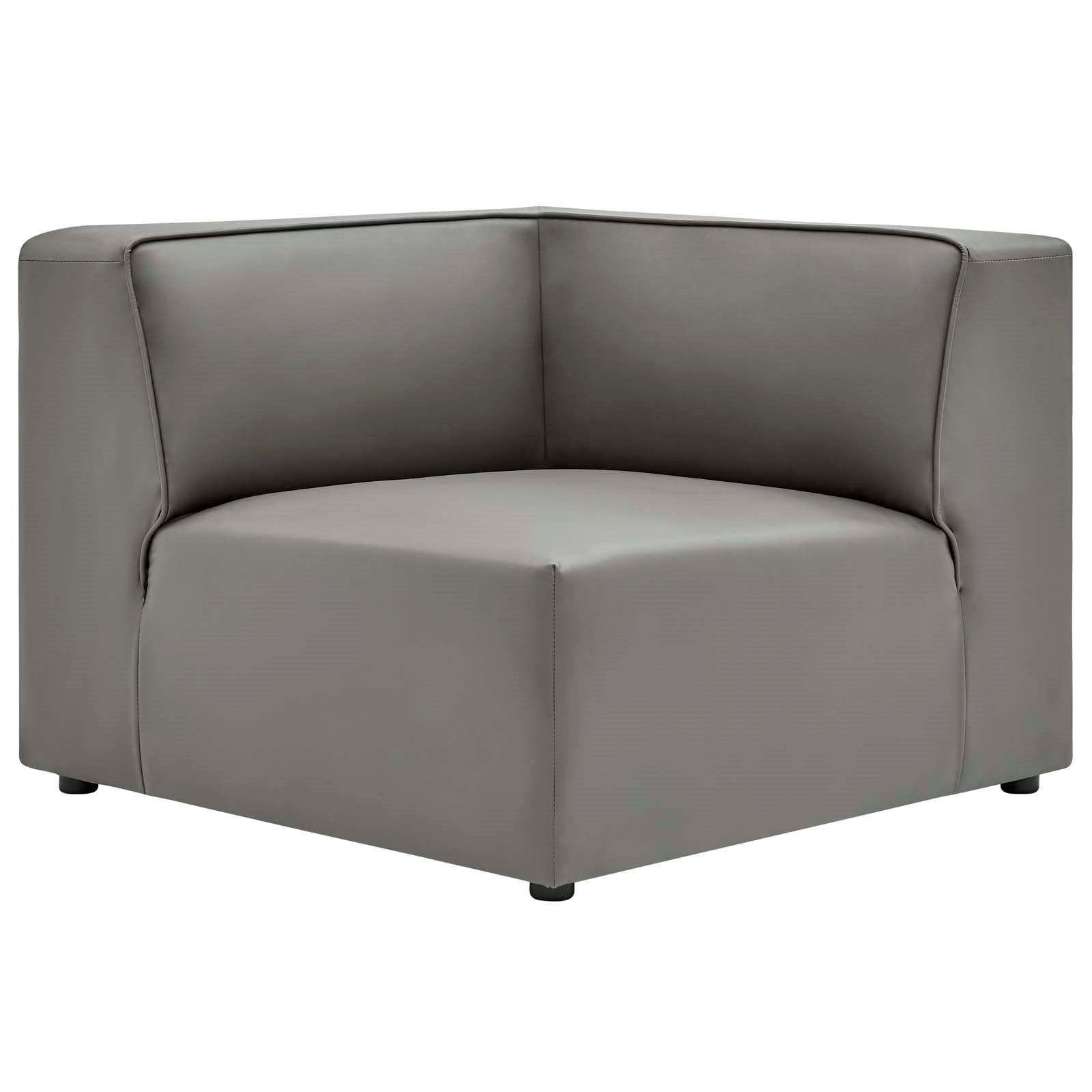 Modway Mingle Vegan Leather Corner Chair