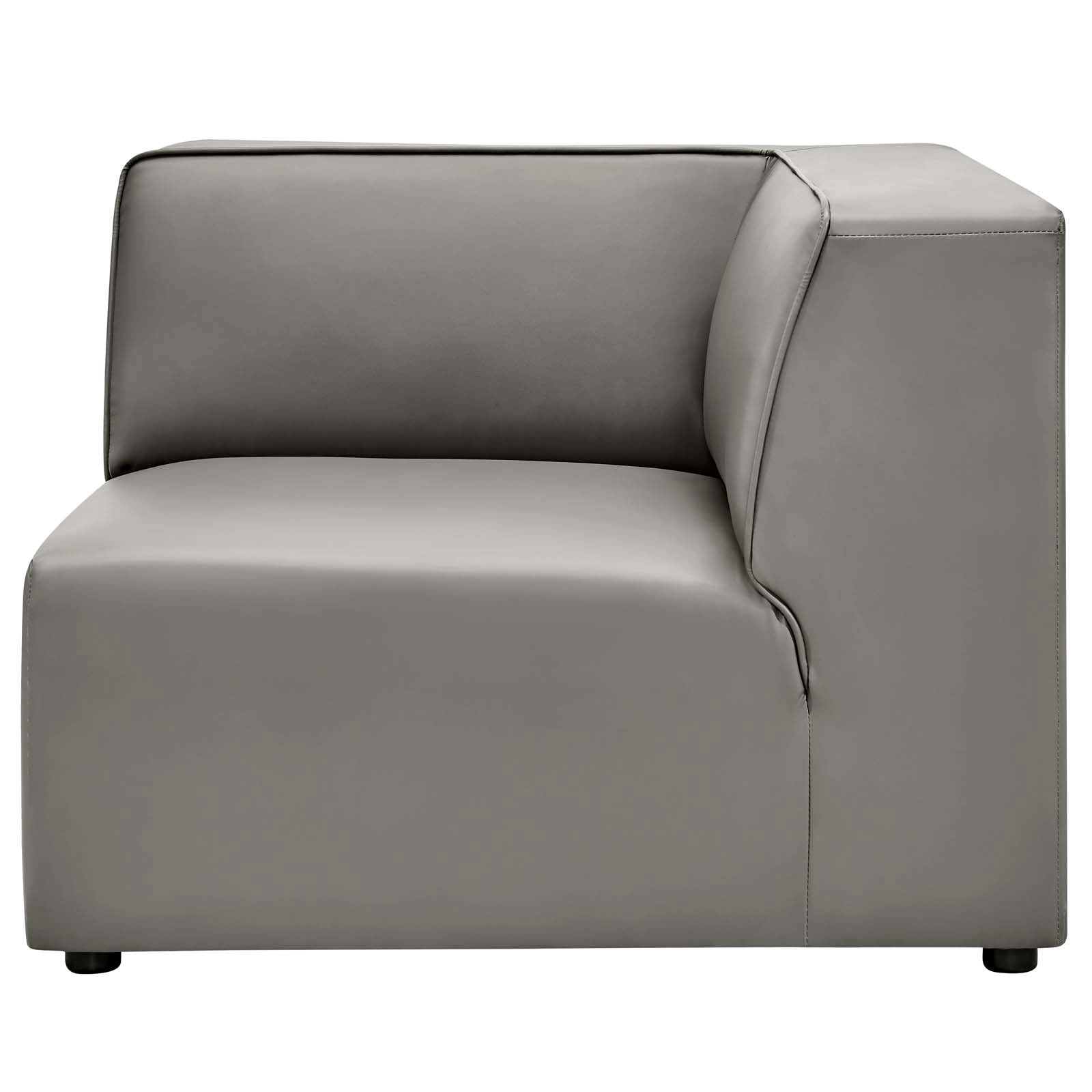 Modway Mingle Vegan Leather Corner Chair