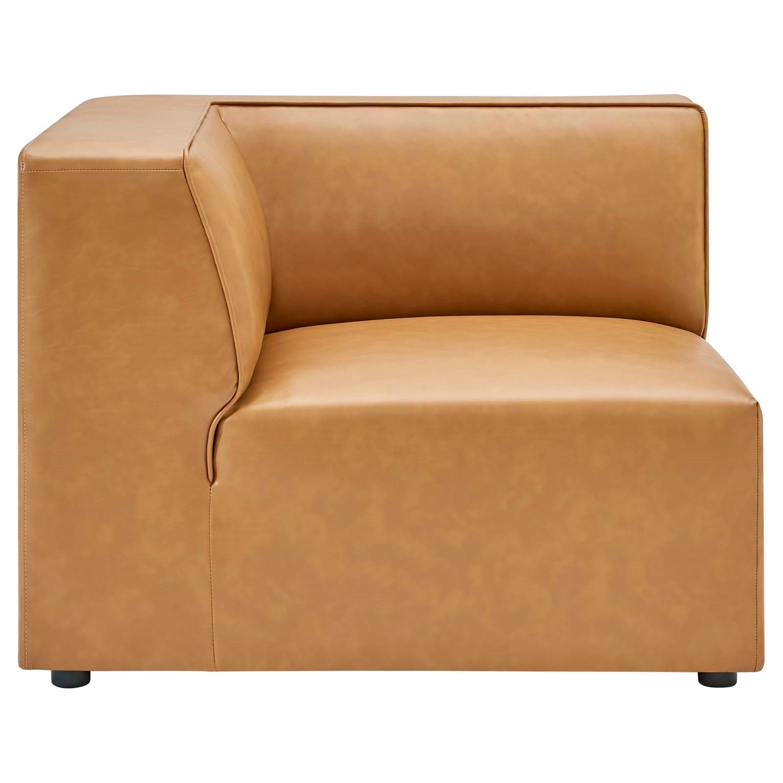 Modway Mingle Vegan Leather Corner Chair