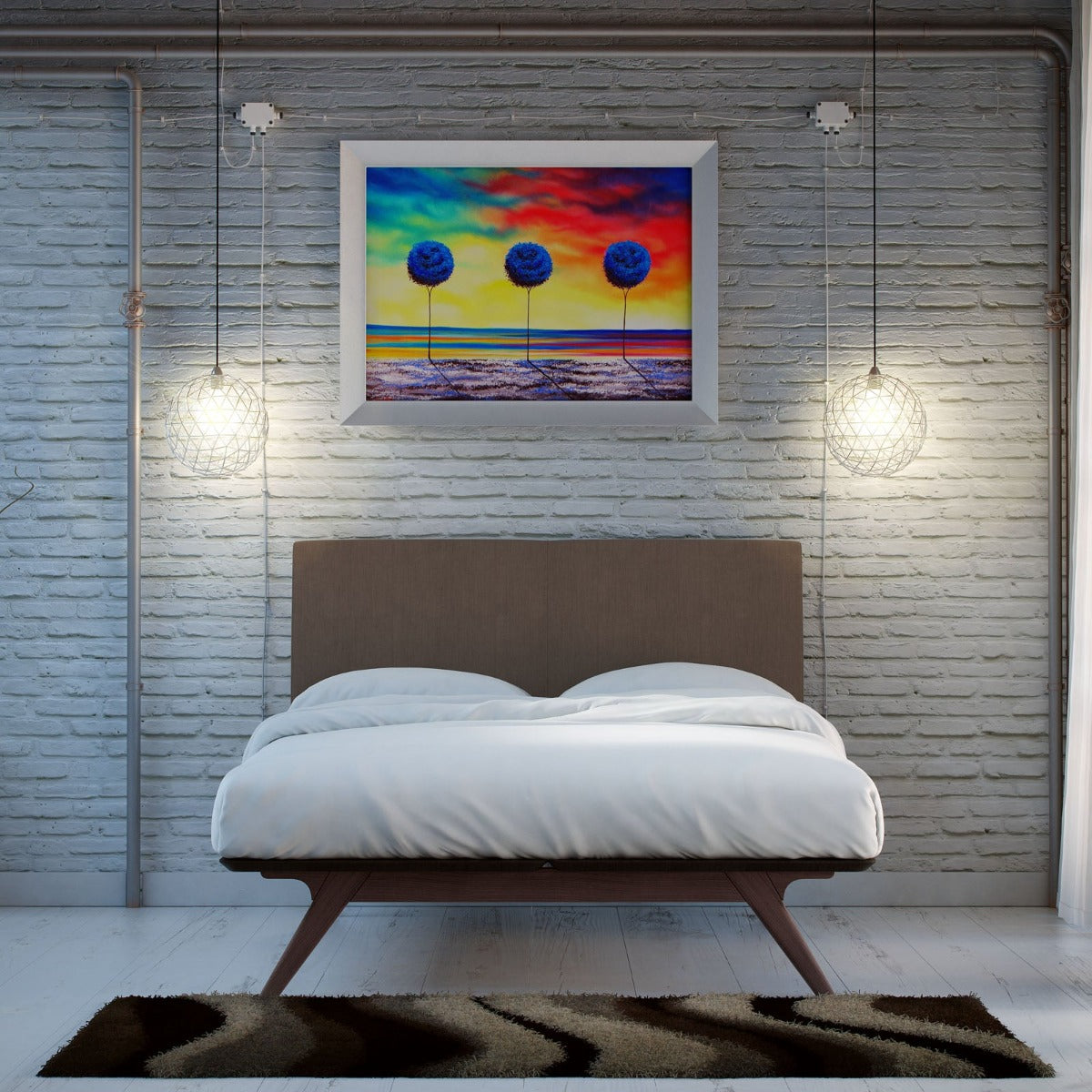 Modway Tracy 2 Piece Contemporary Bedroom Set