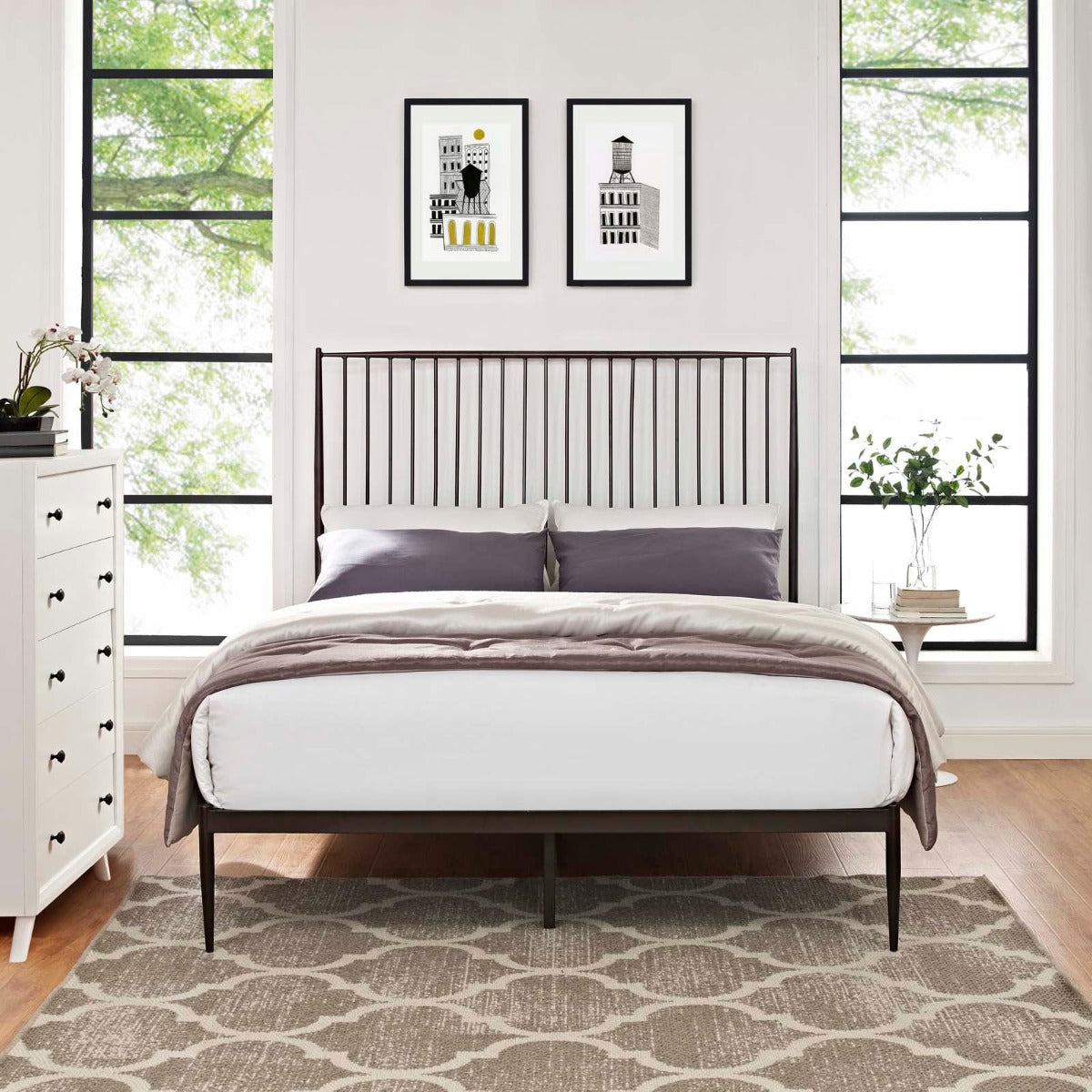 Modway Annika Platform Bed, Queen