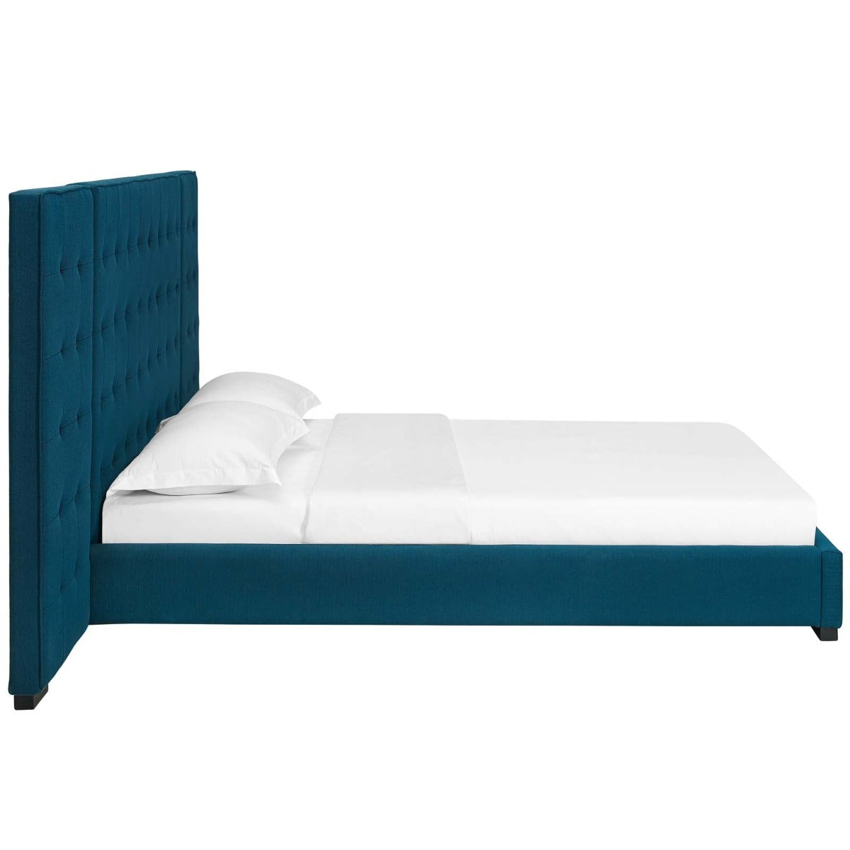 Modway Sierra Upholstered Fabric Platform Bed, Queen