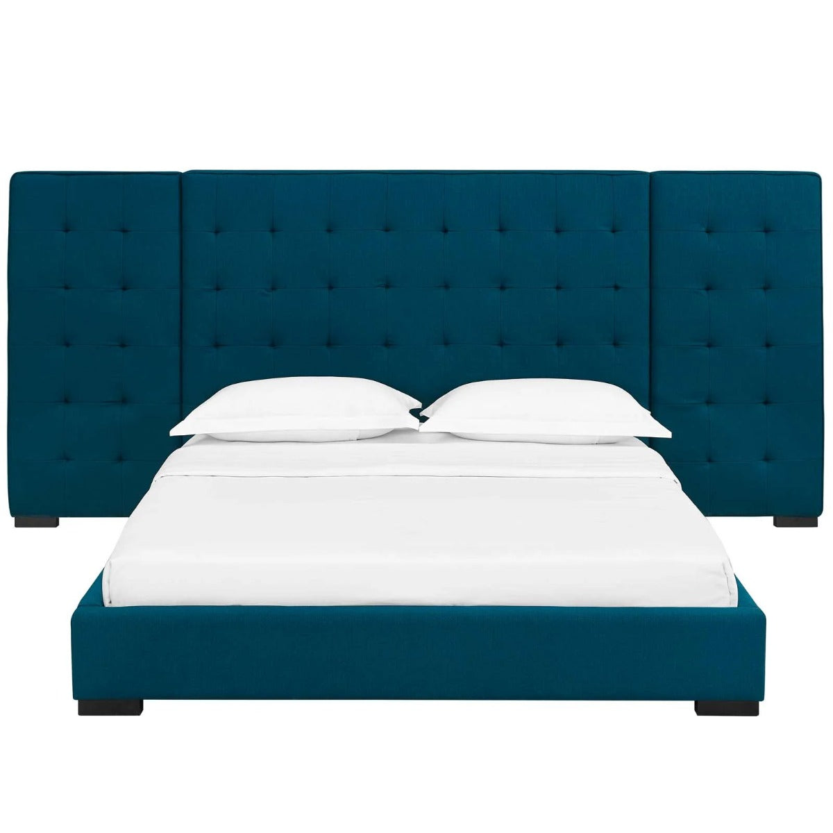Modway Sierra Upholstered Fabric Platform Bed, Queen