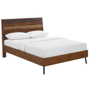 Modway Arwen Rustic Wood Bed, Queen