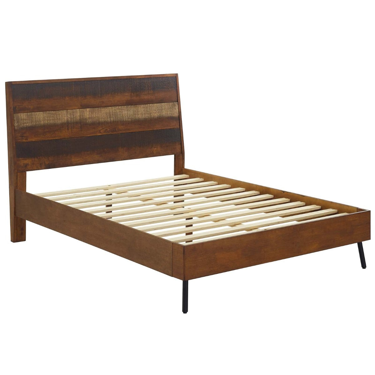 Modway Arwen Rustic Wood Bed, Queen