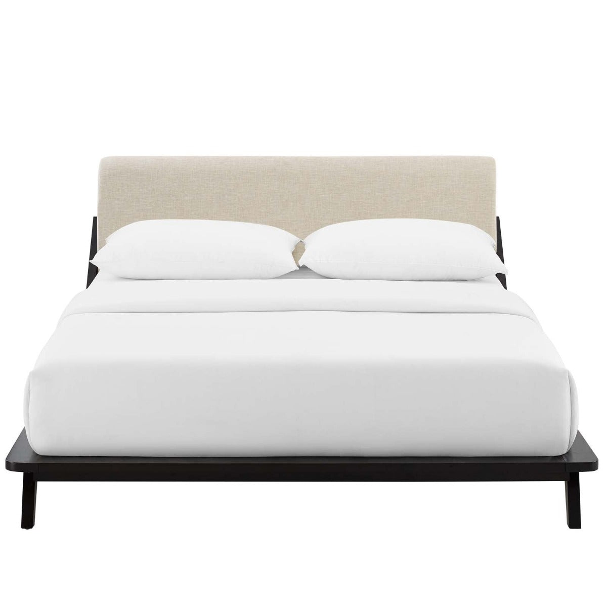 Modway Luella Upholstered Fabric Platform Bed, Queen