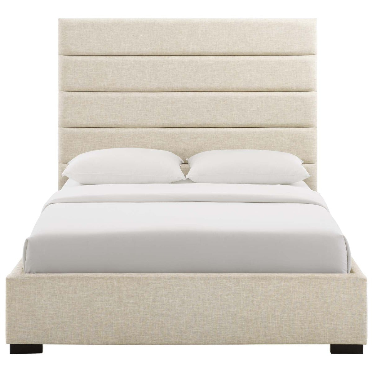 Modway Genevieve Upholstered Fabric Platform Bed, Queen