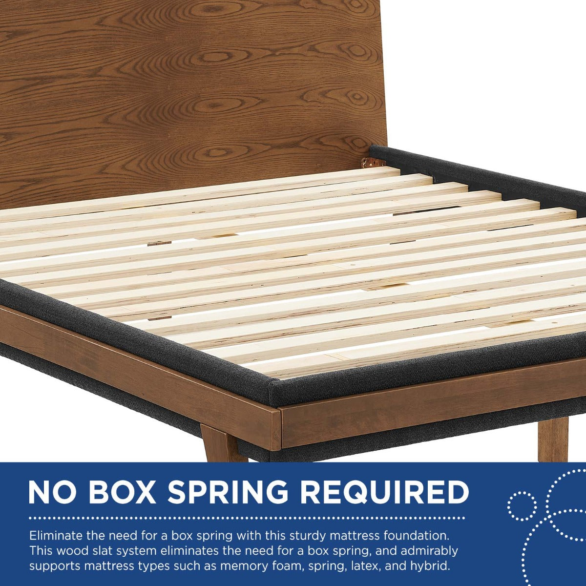Modway Dylan Platform Bed, Queen Size