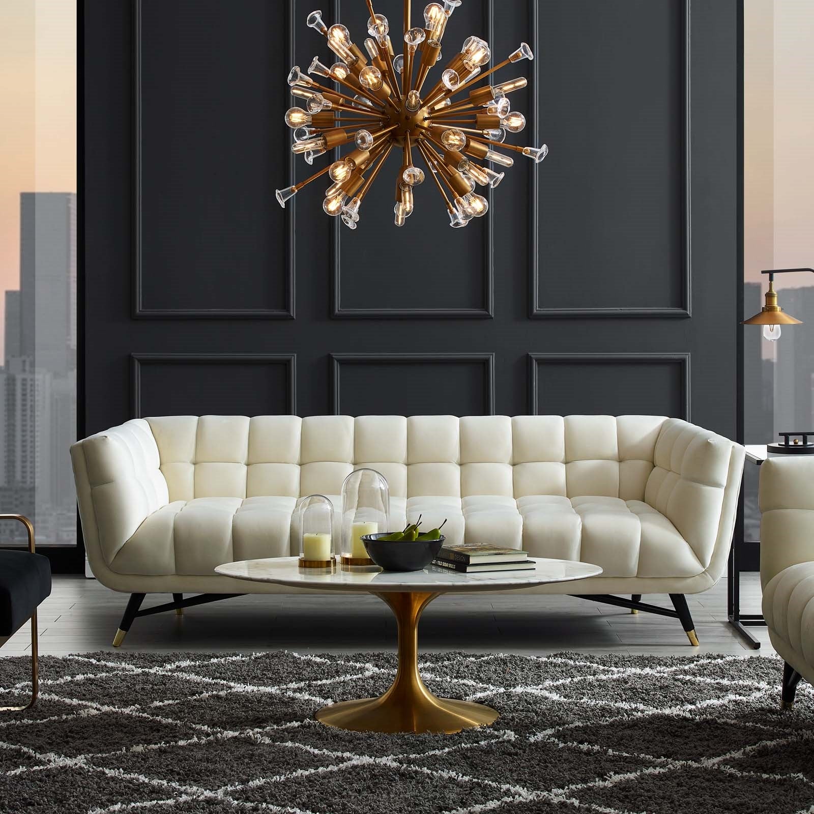 Modway Adept Performance Velvet Sofa