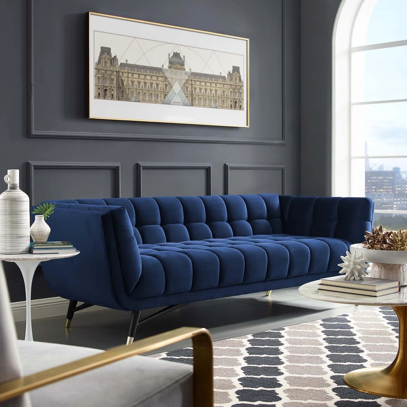 Modway Adept Performance Velvet Sofa
