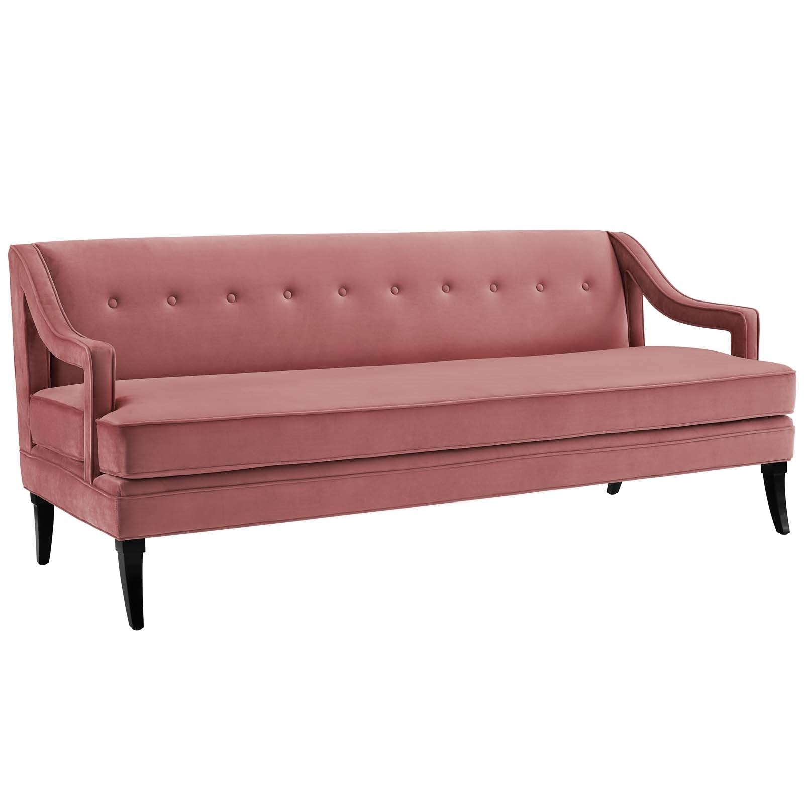 Modway Concur Button Tufted Performance Velvet Sofa