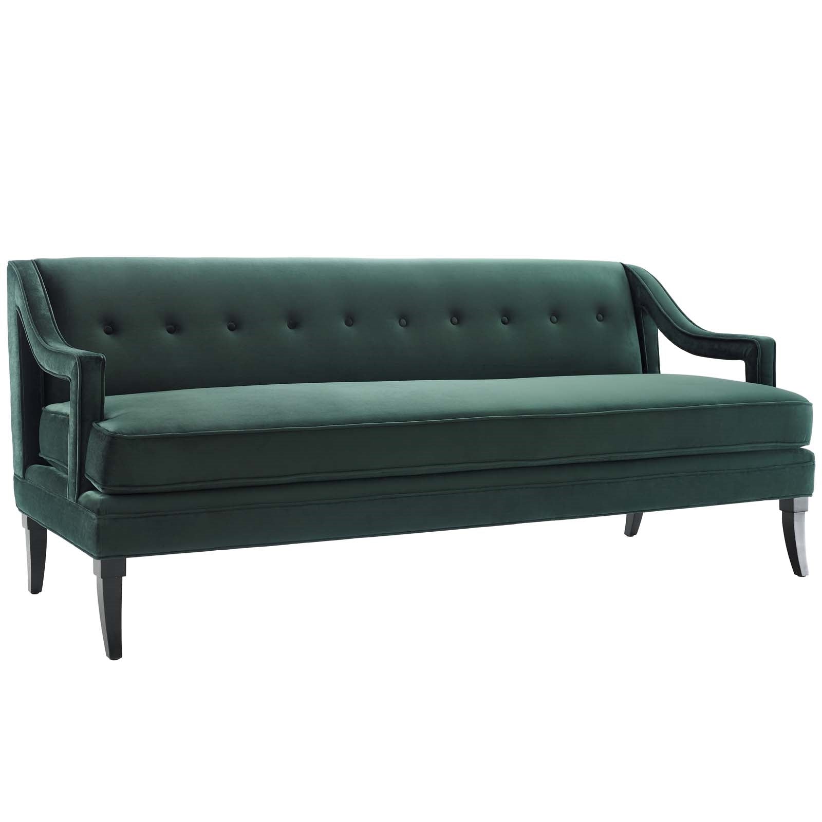 Modway Concur Button Tufted Performance Velvet Sofa
