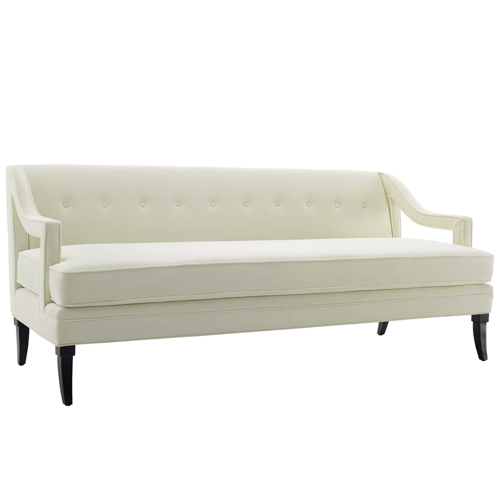 Modway Concur Button Tufted Performance Velvet Sofa