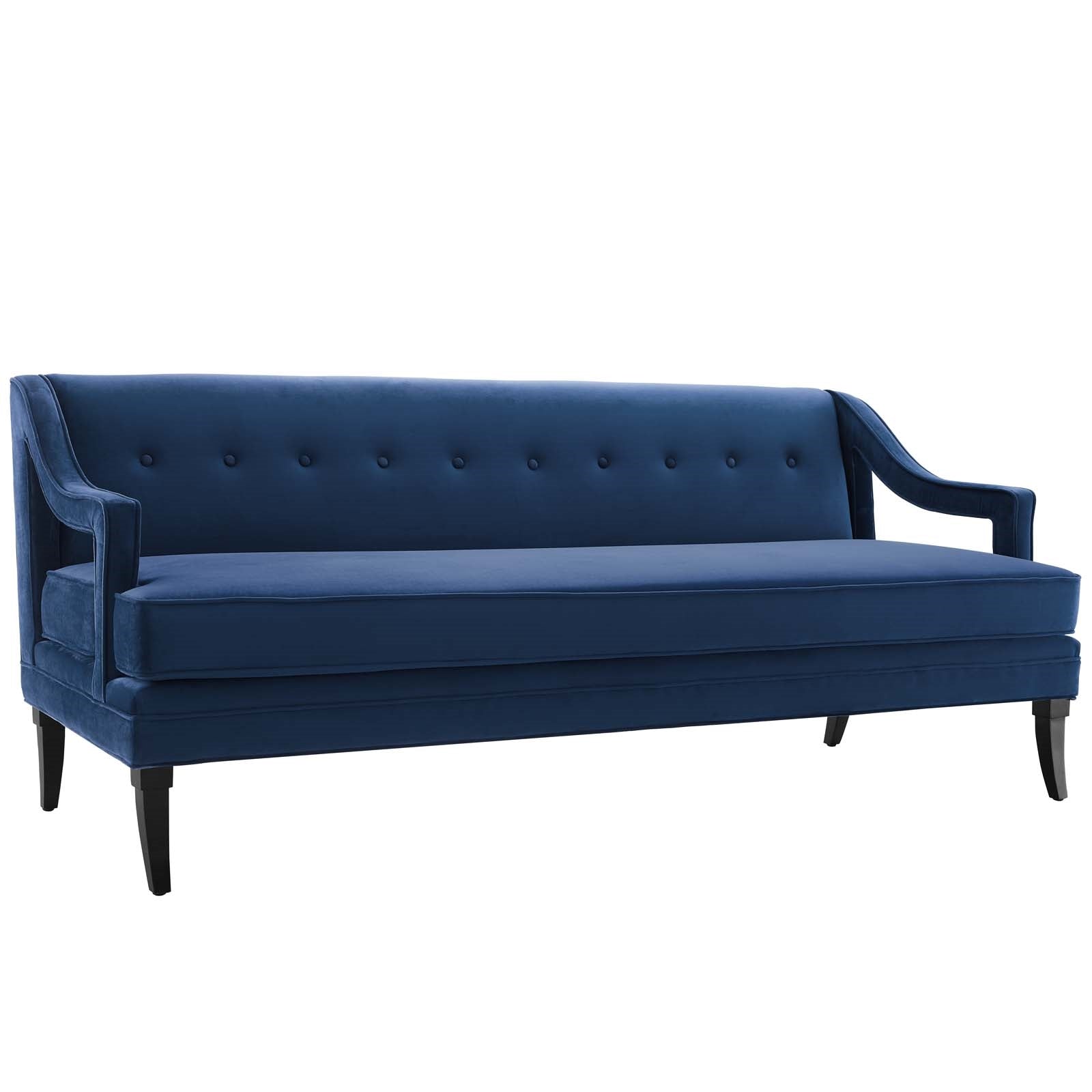 Modway Concur Button Tufted Performance Velvet Sofa