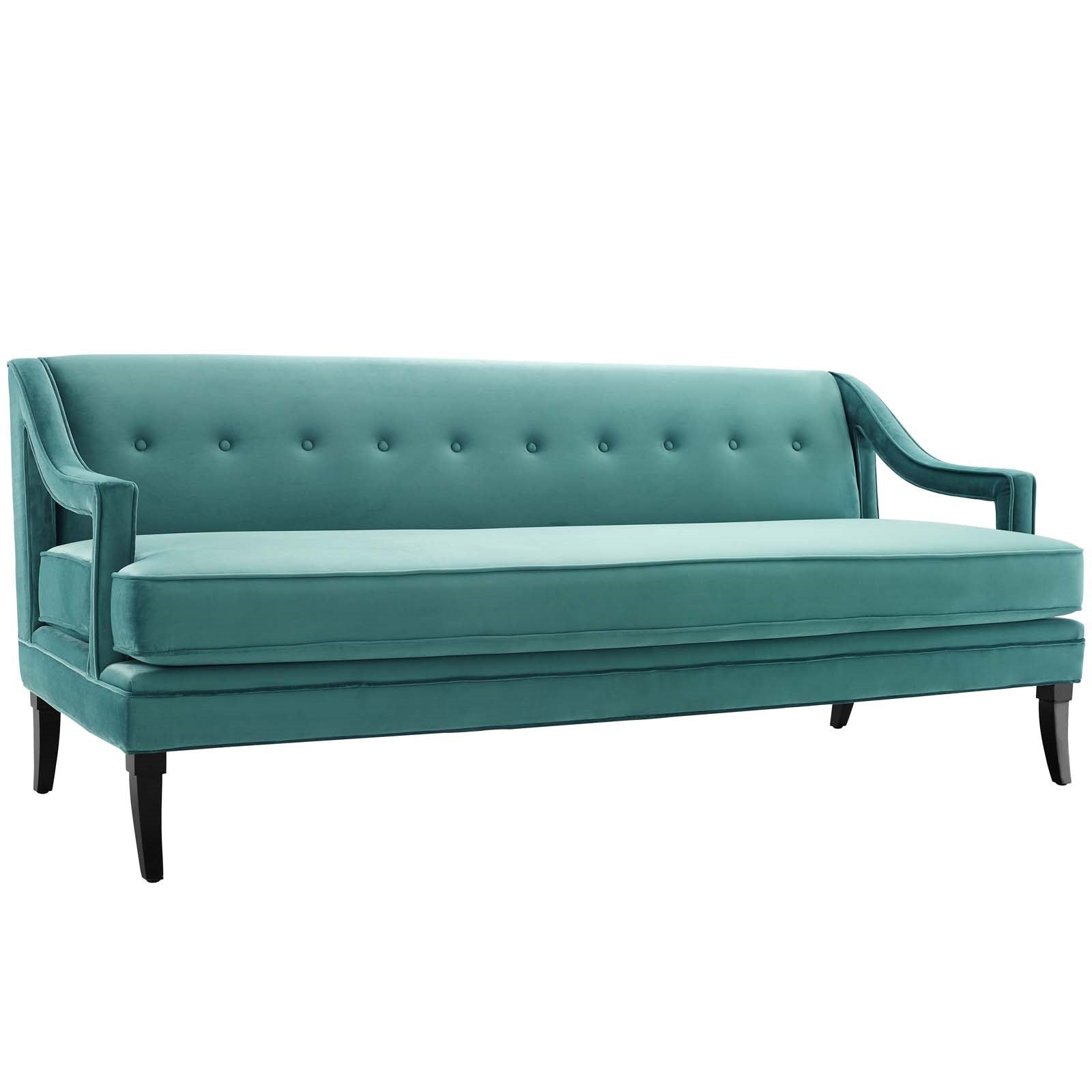 Modway Concur Button Tufted Performance Velvet Sofa
