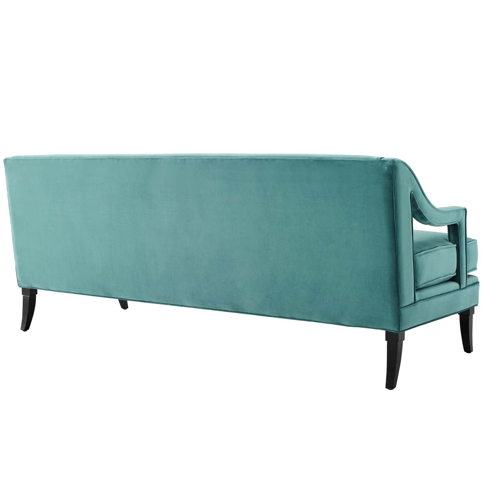 Modway Concur Button Tufted Performance Velvet Sofa